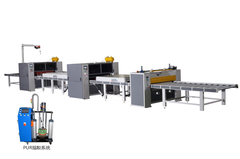 PUR3214A laminating production line